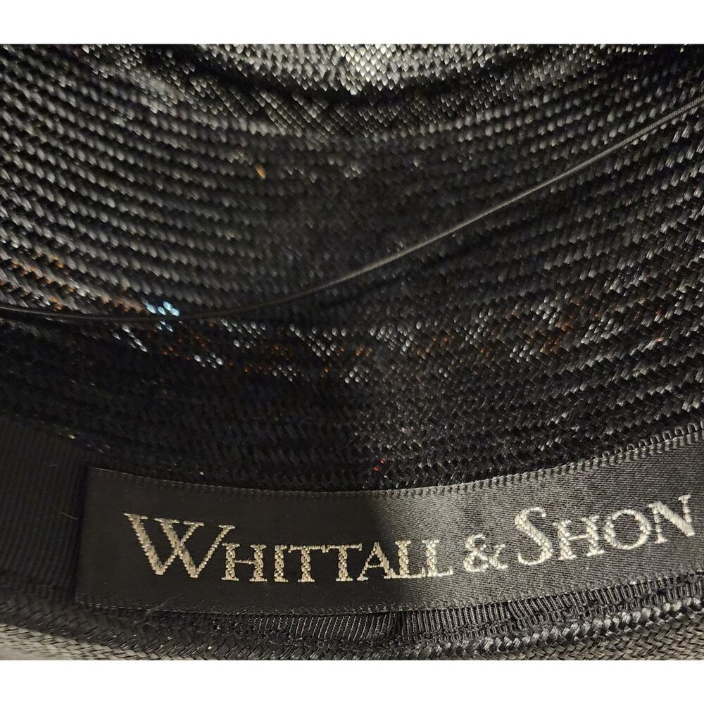 Vintage Southwest Statement Straw Hat Black Western Concho Festival Cowgirl Rare - Picture 12 of 13